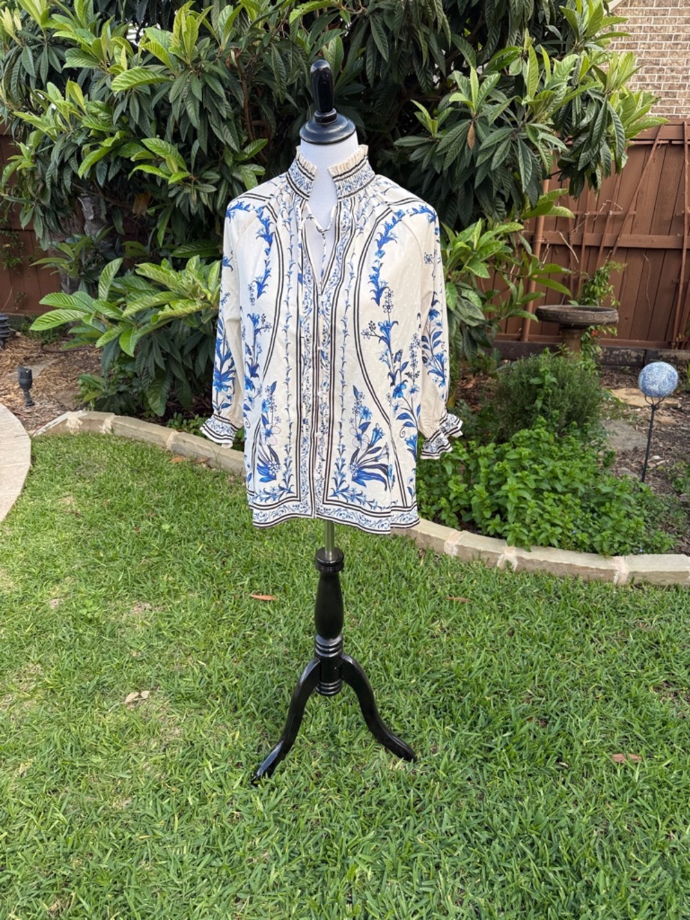 Elegant 3/4 Sleeve Blousr